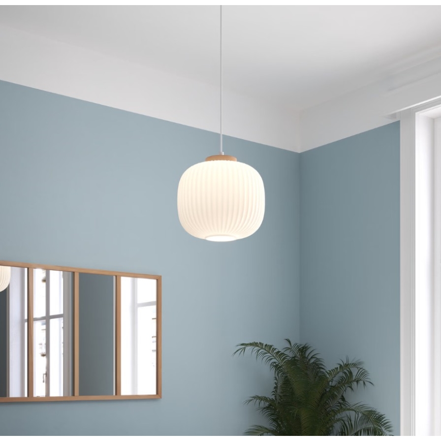 Atmosphera - Luster na sajli TRAVIS 1xE27/25W/230V borovina