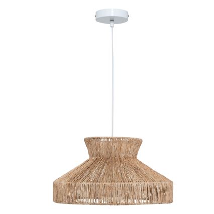 Atmosphera - Luster na sajli ZELIA 1xE27/40W/230V juta
