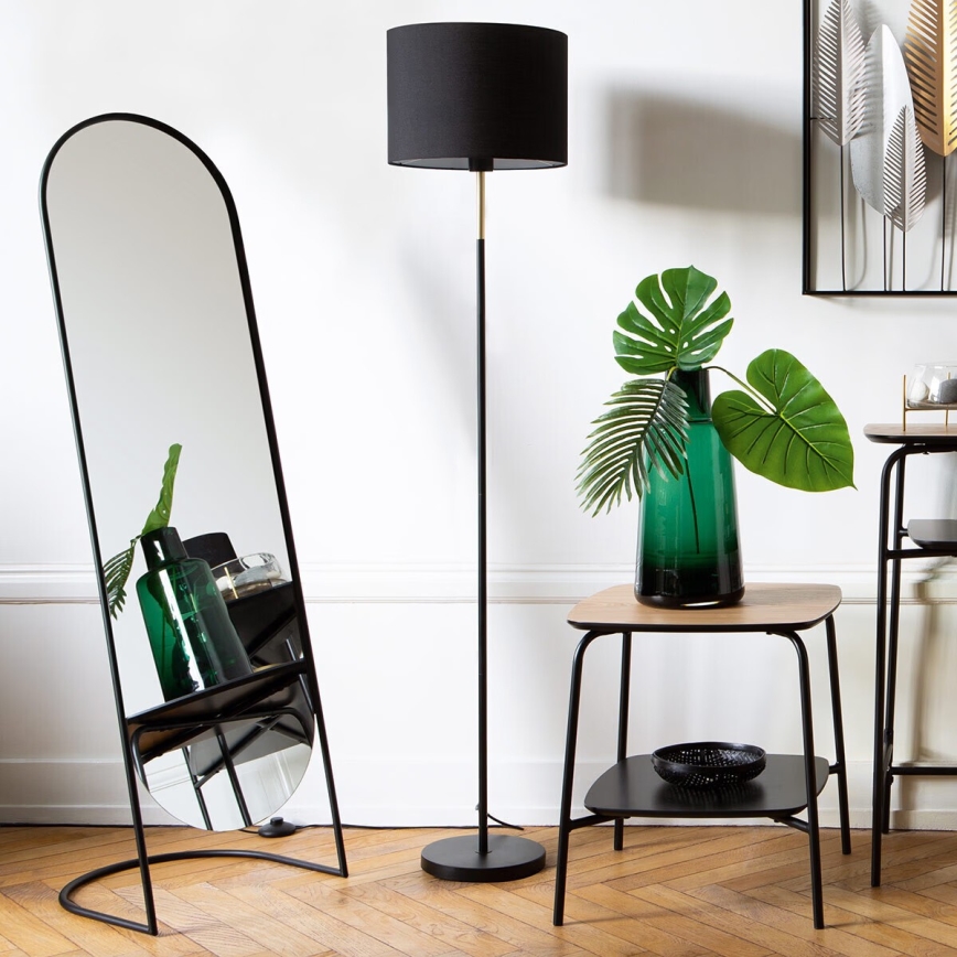 Atmosphera - Samostojeće ogledalo JEF 136x39,5 cm crno