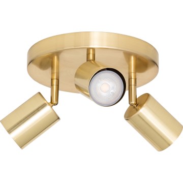 Atmosphera - Spot lampa VICO 3xGU10/25W/230V zlatna