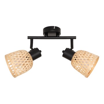 Atmosphera - Spot svjetiljka LIO 2xE27/25W/230V bambus