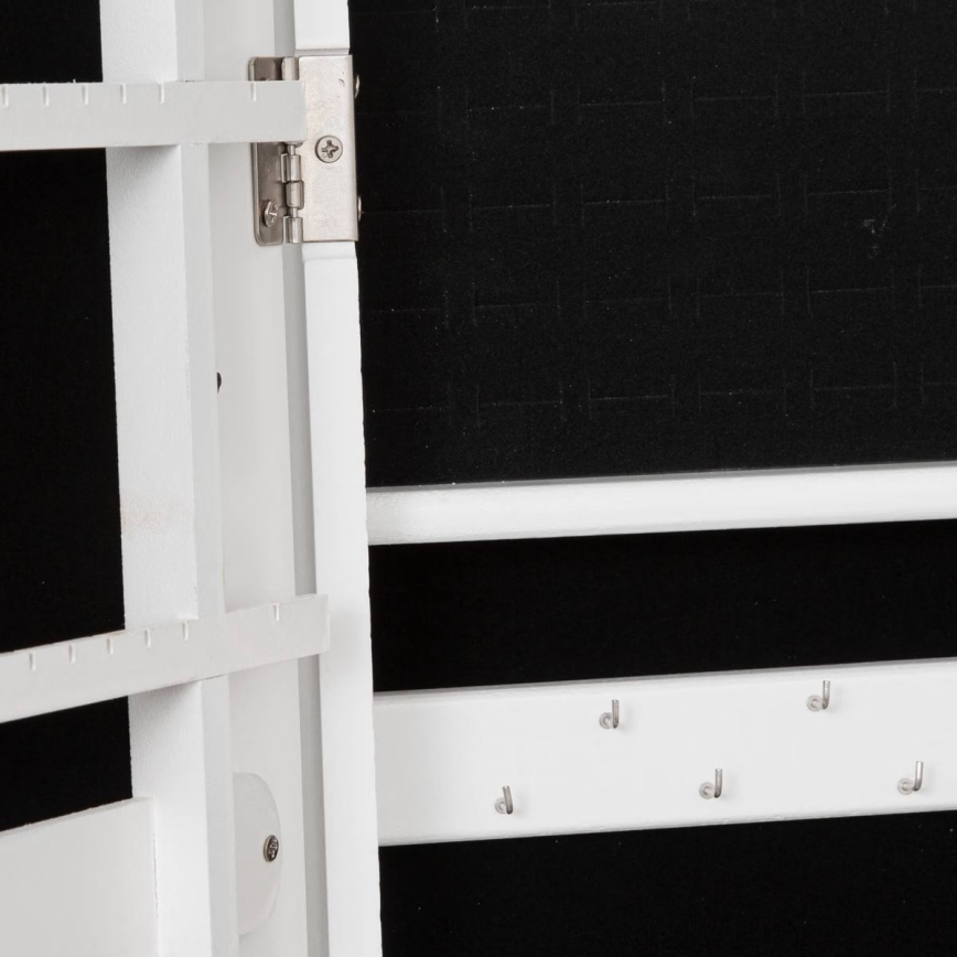 Atmosphera - Stojeće ogledalo s kutijom za nakit KRISTIN 146,8x37 cm bijelo