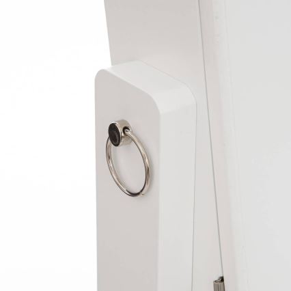 Atmosphera - Stojeće ogledalo s kutijom za nakit KRISTIN 146,8x37 cm bijelo