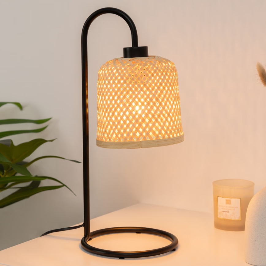 Atmosphera - Stolna lampa ALI 1xE27/25W/230V bambus