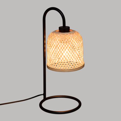 Atmosphera - Stolna lampa ALI 1xE27/25W/230V bambus