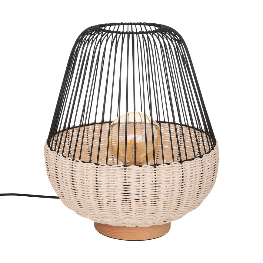 Atmosphera - Stolna lampa ANEA 1xE27/40W/230V ratan