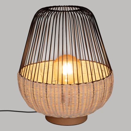 Atmosphera - Stolna lampa ANEA 1xE27/40W/230V ratan