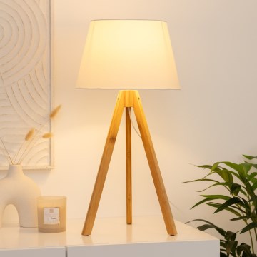 Atmosphera - Stolna lampa BAHI 1xE14/40W/230V bambus
