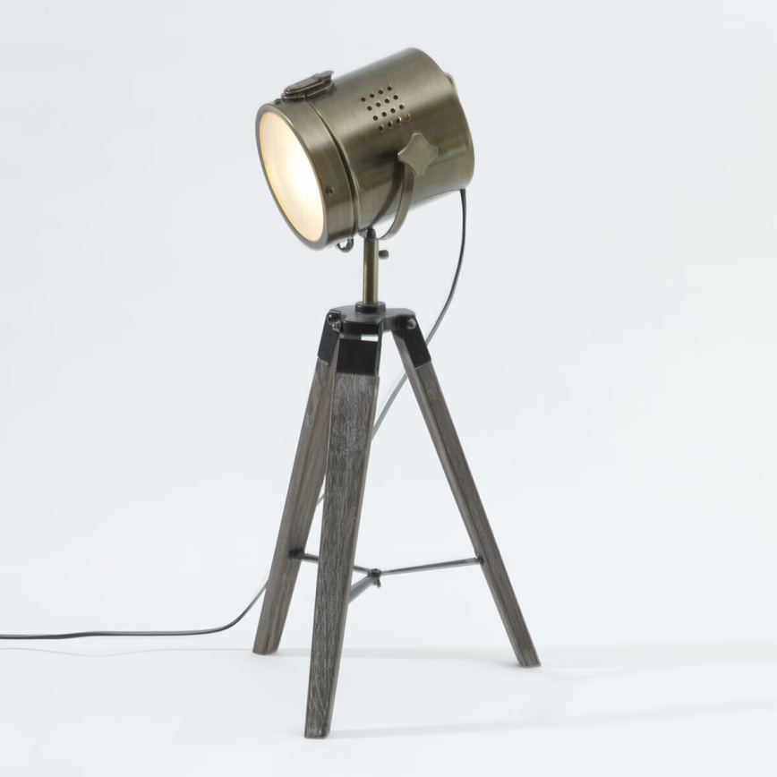 Atmosphera - Stolna lampa EBOR 1xE14/25W/230V bor/mesing