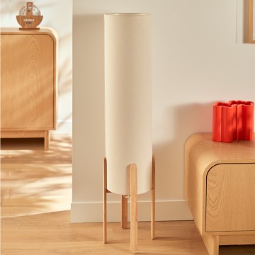 Atmosphera - Stolna lampa KEYAH 1xE27/25W/230V od kaučukovca