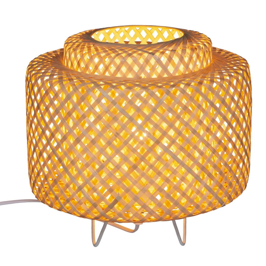 Atmosphera - Stolna lampa LIBY 1xE27/40W/230V bambus