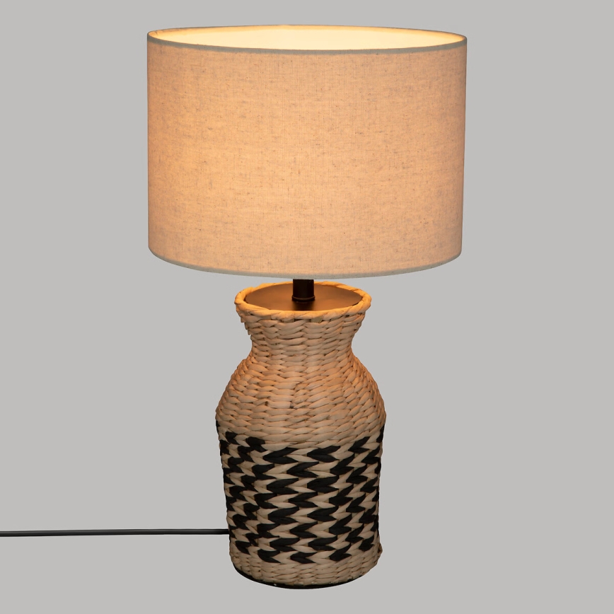 Atmosphera - Stolna lampa MENA 1xE27/40W/230V vodeni zumbul