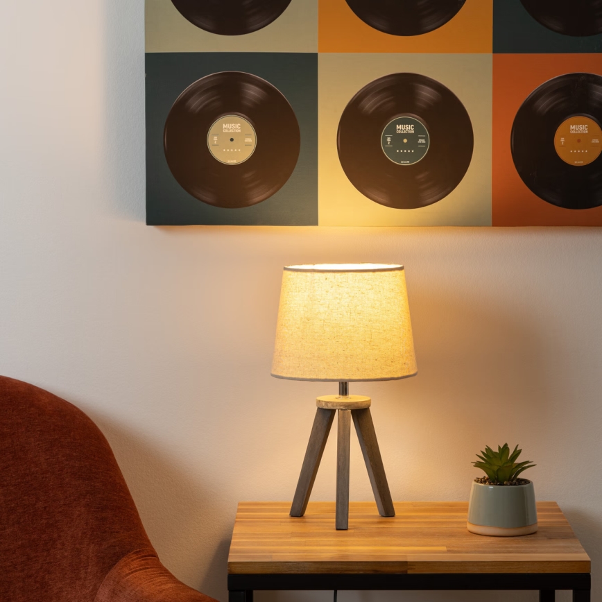 Atmosphera - Stolna lampa MINI 1xE14/25W/230V bor/bež