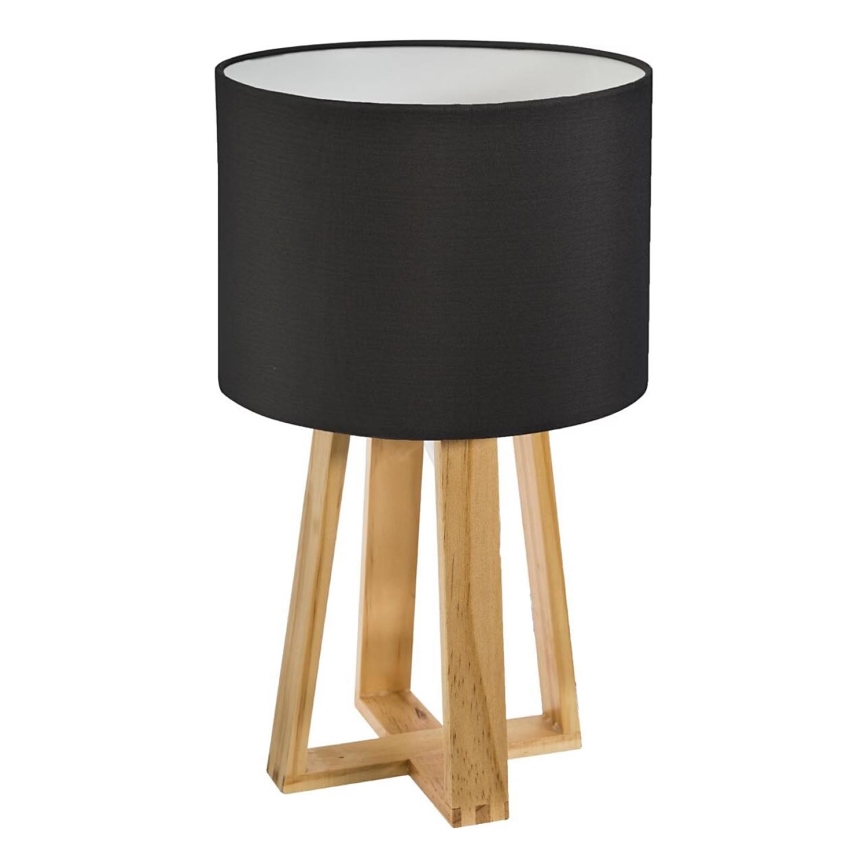 Atmosphera - Stolna lampa MOLU 1xE27/25W/230V bor/crna