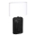 Atmosphera - Stolna lampa MONIA 1xE14/60W/230V crna/bijela
