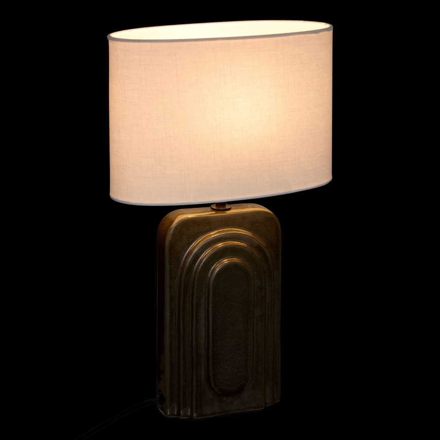 Atmosphera - Stolna lampa MONIA 1xE14/60W/230V crna/bijela