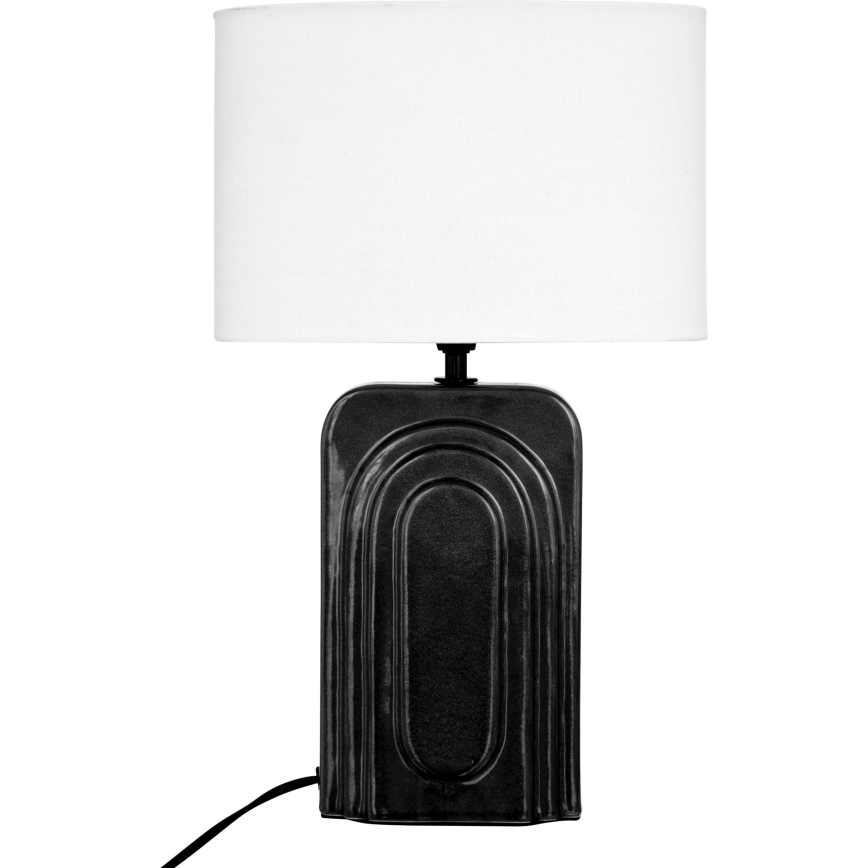 Atmosphera - Stolna lampa MONIA 1xE14/60W/230V crna/bijela