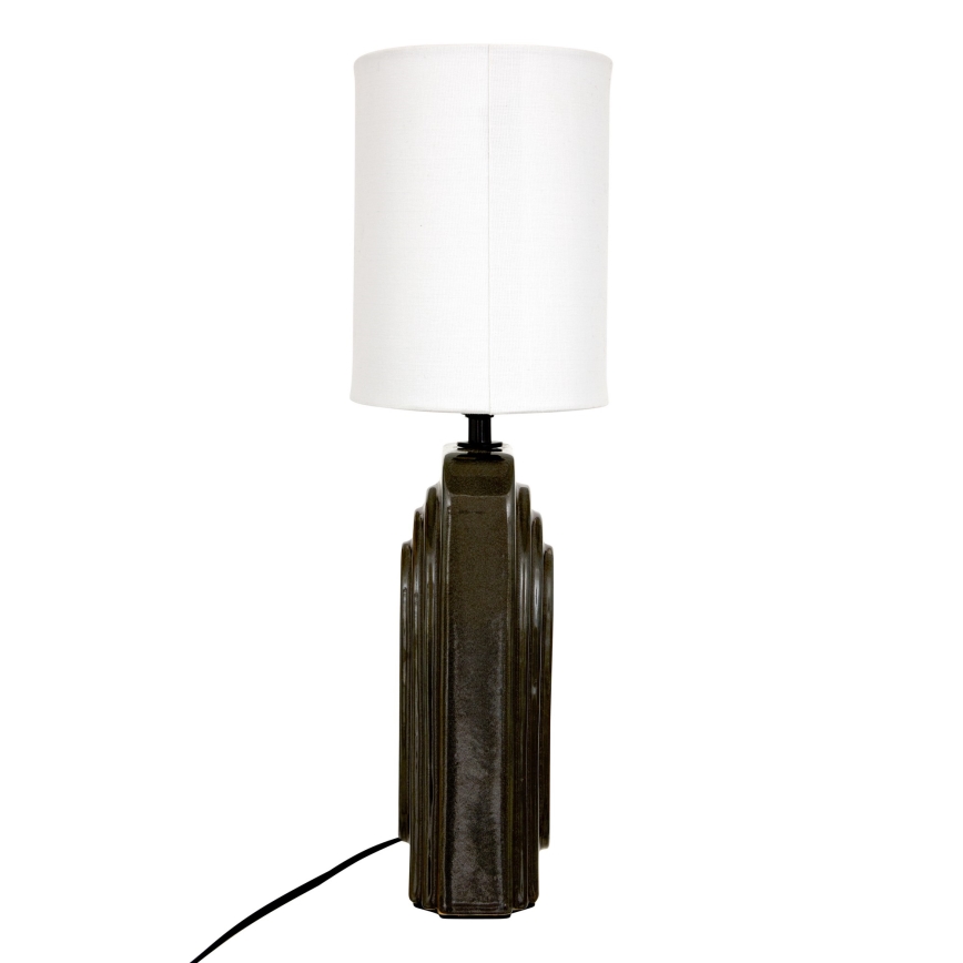 Atmosphera - Stolna lampa MONIA 1xE14/60W/230V crna/bijela