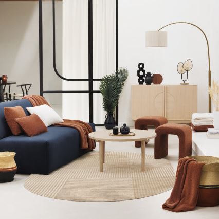 Atmosphera - Stolna lampa OLME 2xE27/40W/230V od ratana