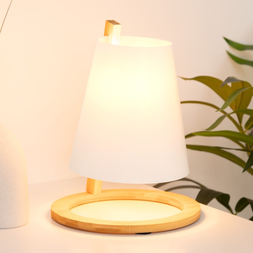 Atmosphera - Stolna lampa PITA 1xE14/40W/230V bambus
