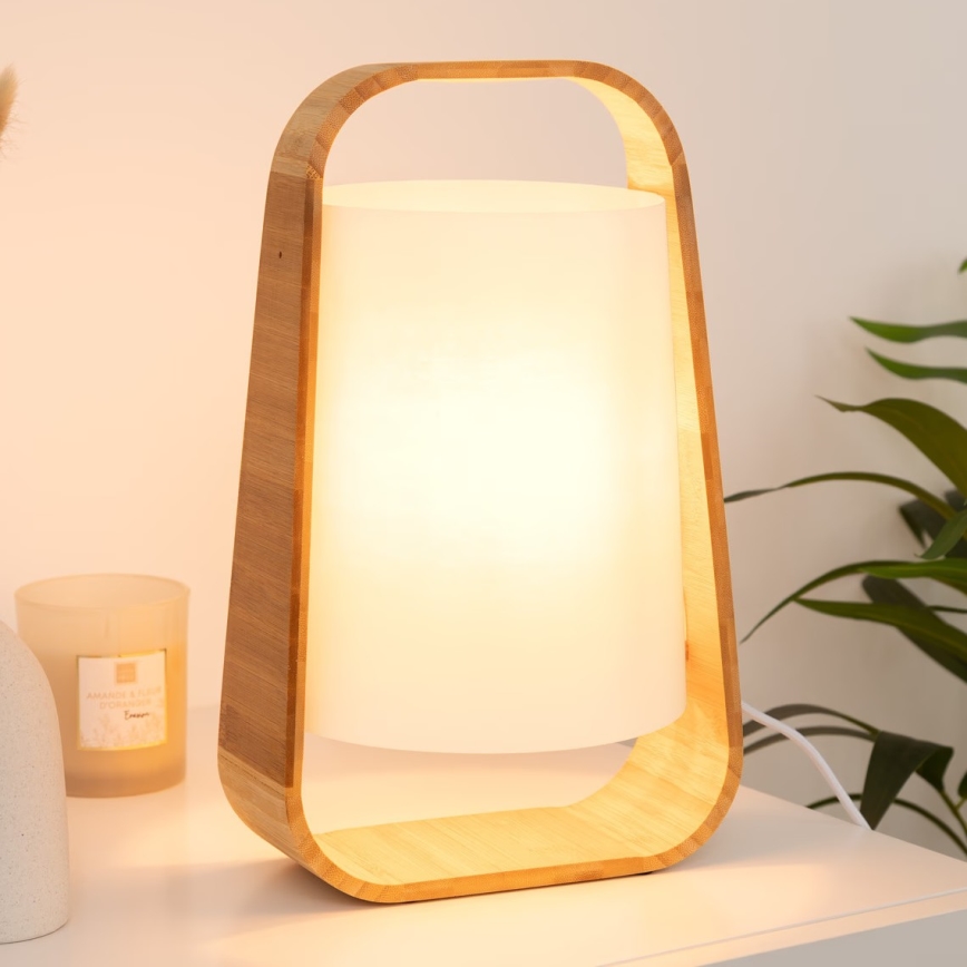 Atmosphera - Stolna lampa REX 1xE14/40W/230V bambus