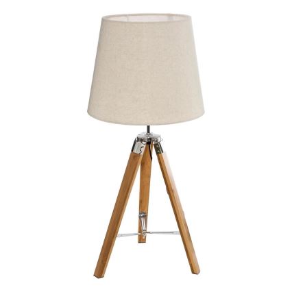 Atmosphera - Stolna lampa RUNO 1xE27/25W/230V bambus/krem