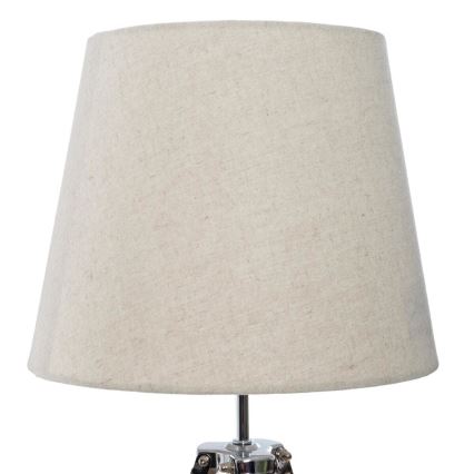 Atmosphera - Stolna lampa RUNO 1xE27/25W/230V bambus/krem