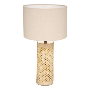 Atmosphera - Stolna lampa SALMA 1xE27/40W/230V bambus
