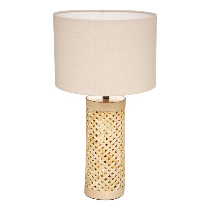 Atmosphera - Stolna lampa SALMA 1xE27/40W/230V bambus