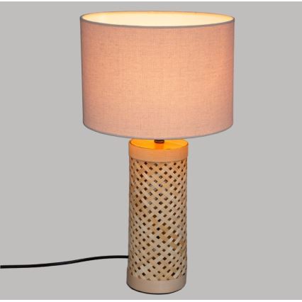 Atmosphera - Stolna lampa SALMA 1xE27/40W/230V bambus