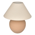 Atmosphera - Stolna lampa SEIYA 1xE27/60W/230V smeđa/bež