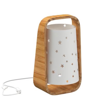 Atmosphera - Stolna lampa STARS 1xE14/40W/230V bambus
