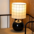Atmosphera - Stolna lampa TIMÉO 1xE14/60W/230V crna/bijela
