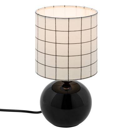 Atmosphera - Stolna lampa TIMÉO 1xE14/60W/230V crna/bijela