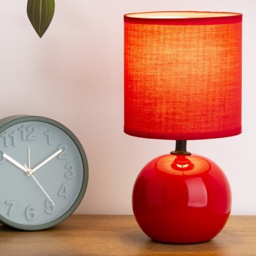 Atmosphera - Stolna lampa TIMÉO 1xE14/60W/230V crvena