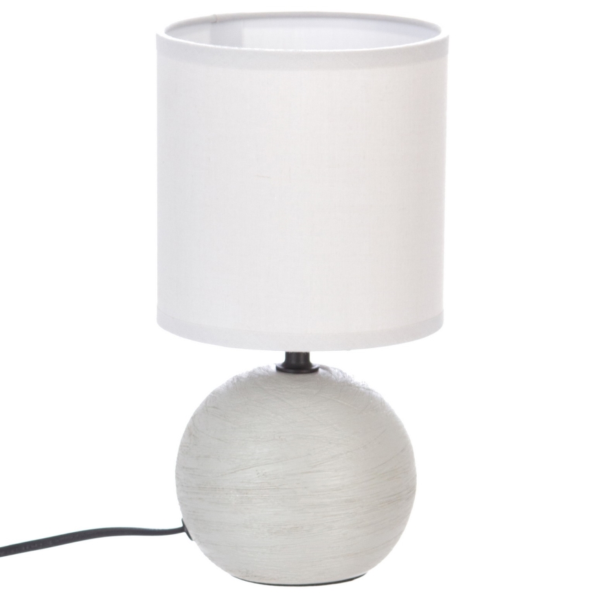 Atmosphera - Stolna lampa TIMÉO 1xE14/60W/230V siva/bijela