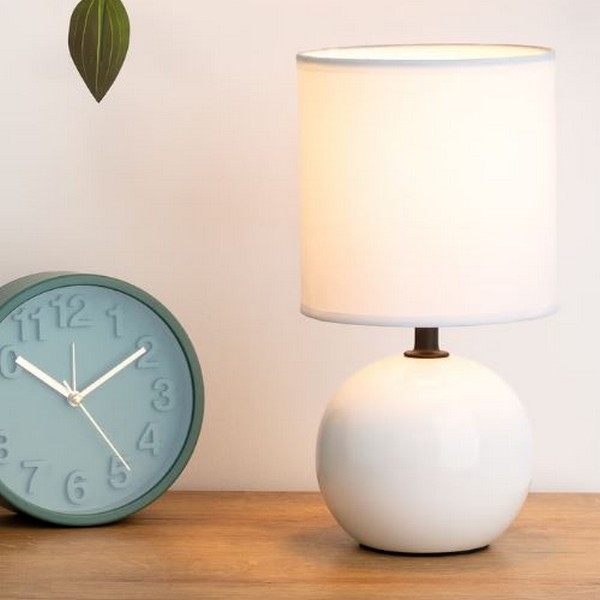Atmosphera - Stolna lampa TIMÉO 1xE14/60W/230V sjajna bijela