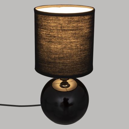 Atmosphera - Stolna lampa TIMÉO 1xE14/60W/230V sjajna crna