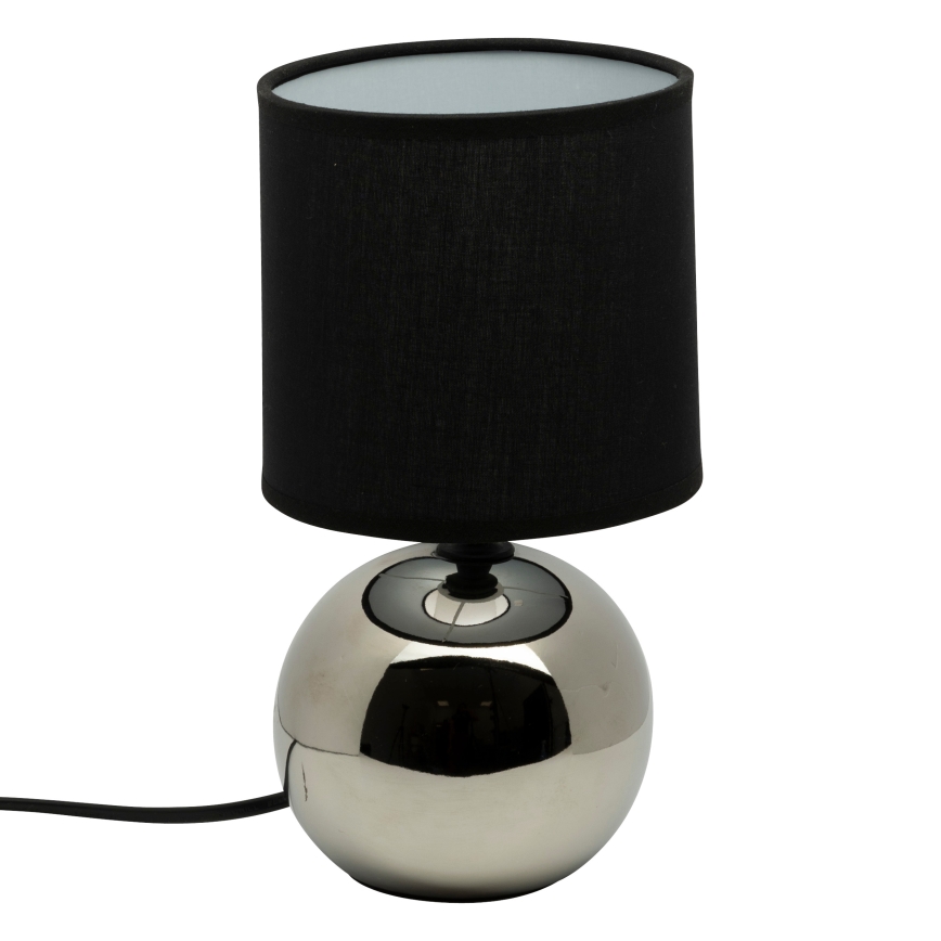 Atmosphera - Stolna lampa TIMÉO 1xE14/60W/230V sjajni krom/crna