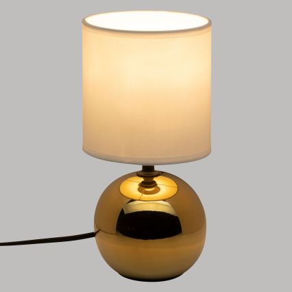 Atmosphera - Stolna lampa TIMÉO 1xE14/60W/230V zlatna/bijela