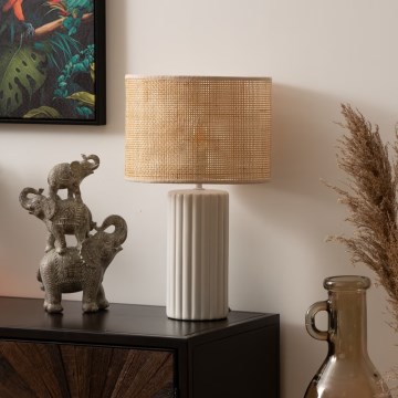 Atmosphera - Stolna lampa TYLIA 1xE14/60W/230V ratan