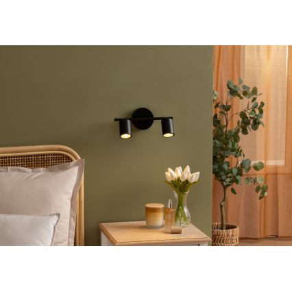 Atmosphera - Stropna svjetiljka VICO 2xGU10/25W/230V crna