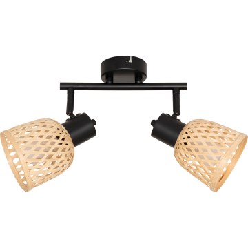 Atmosphera - Ugradbena svjetiljka LIO 2xE27/25W/230V od bambusa