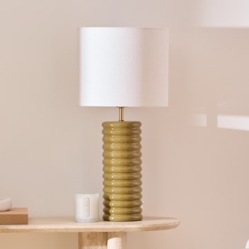 Atmosphera - VINUS stolná lampa 1xE27/60W/230V khaki