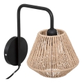 Atmosphera - Zidna lampa JILY 1xE27/40W/230V juta