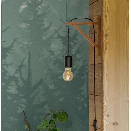 Atmosphera - Zidna svjetiljka WILD 1xE27/25W/230V bor