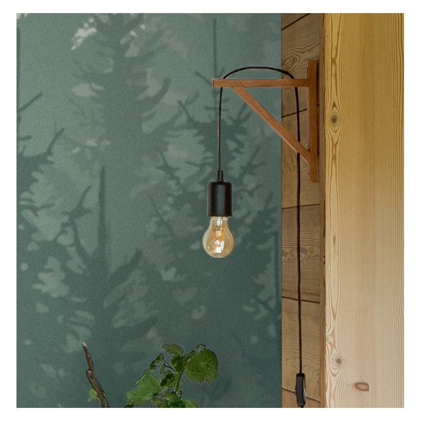 Atmosphera - Zidna svjetiljka WILD 1xE27/25W/230V bor