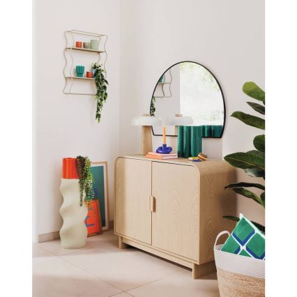 Atmosphera - Zidno ogledalo ALICE 65x90 cm crno