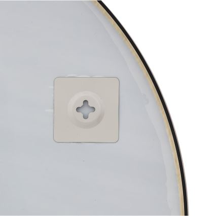 Atmosphera - Zidno ogledalo ALICE pr. 70 cm crna