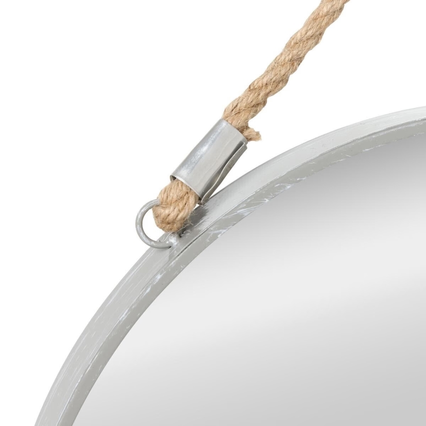 Atmosphera - Zidno ogledalo EDEN pr. 38 cm srebrna